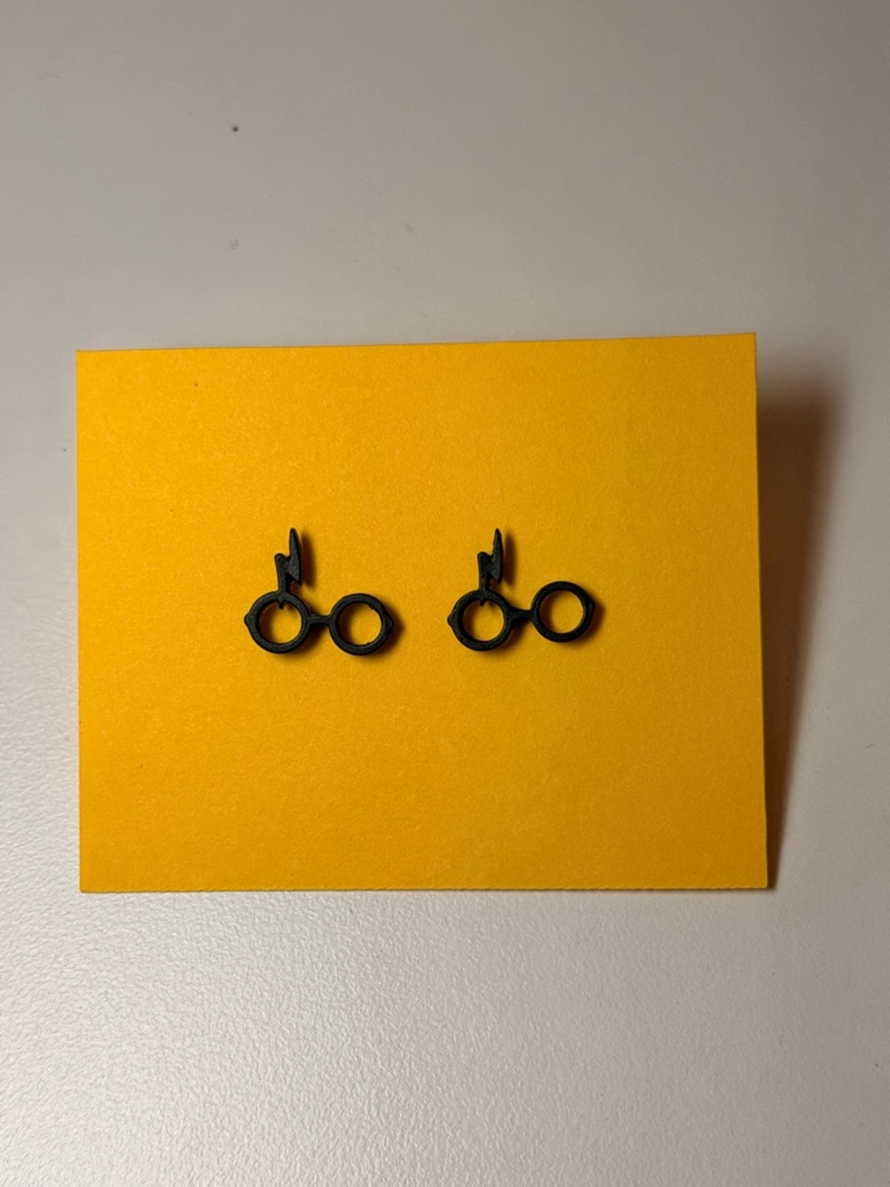 Harry Potter Glasses & Lightning Bolt Scar Stud Earrings